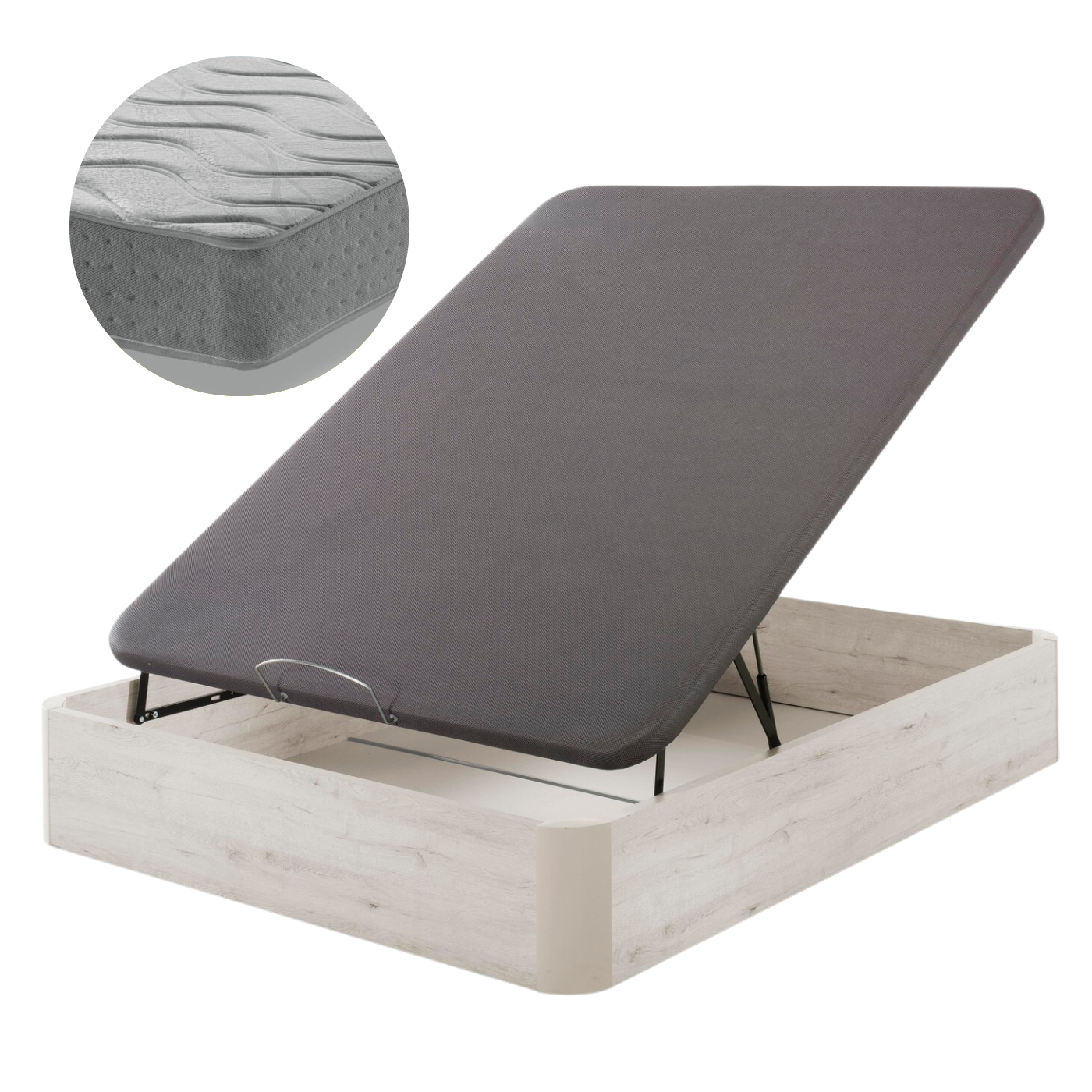 Pack canapé et matelas en bois Génération Z | BLANC