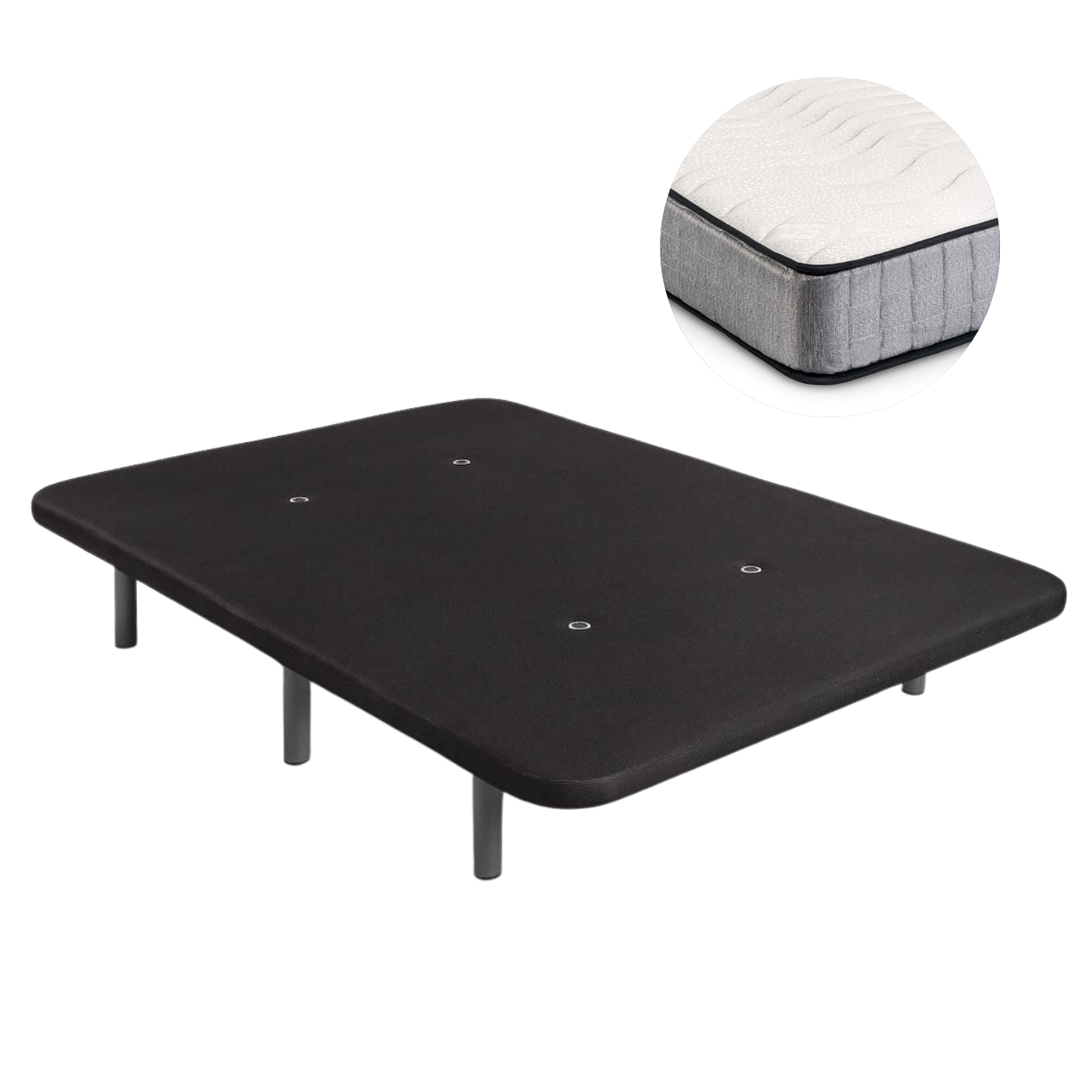 Pack Base Pharma et Matelas Viscoélastique | BLANC