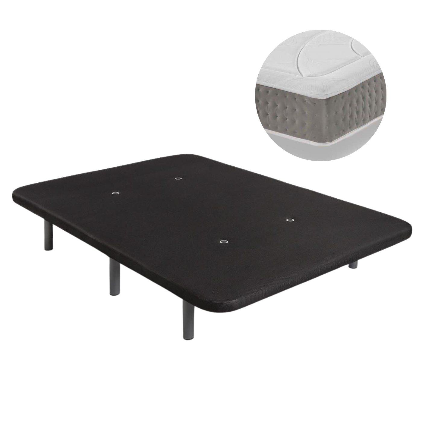 Upholstered Base and Ergo-Relax Plus Mattress Pack