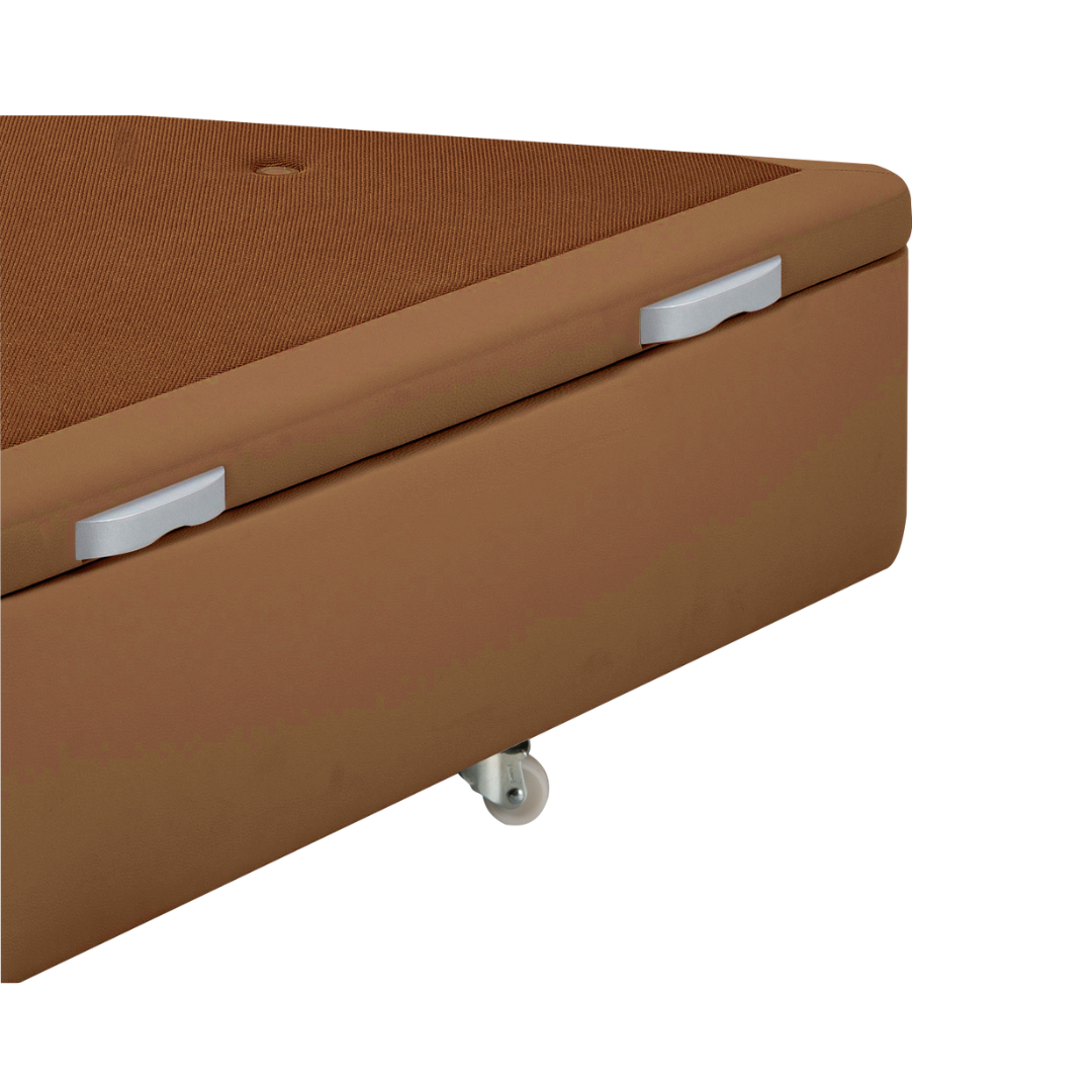 Lit-coffre en bois d'haute capacité et résistence | BLANC