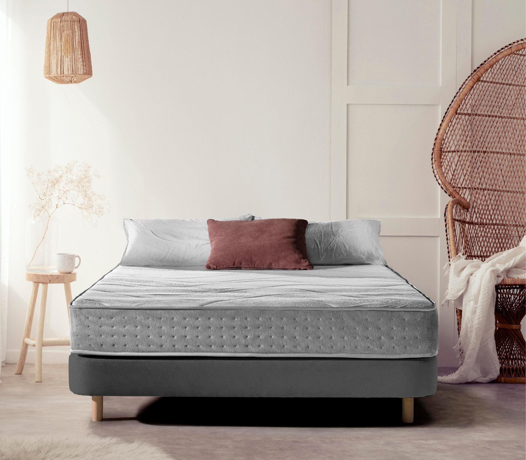 Pack Canapé Arcón de madera, colchón Ergo y almohada Nordic – BeZen  Mattress & Health