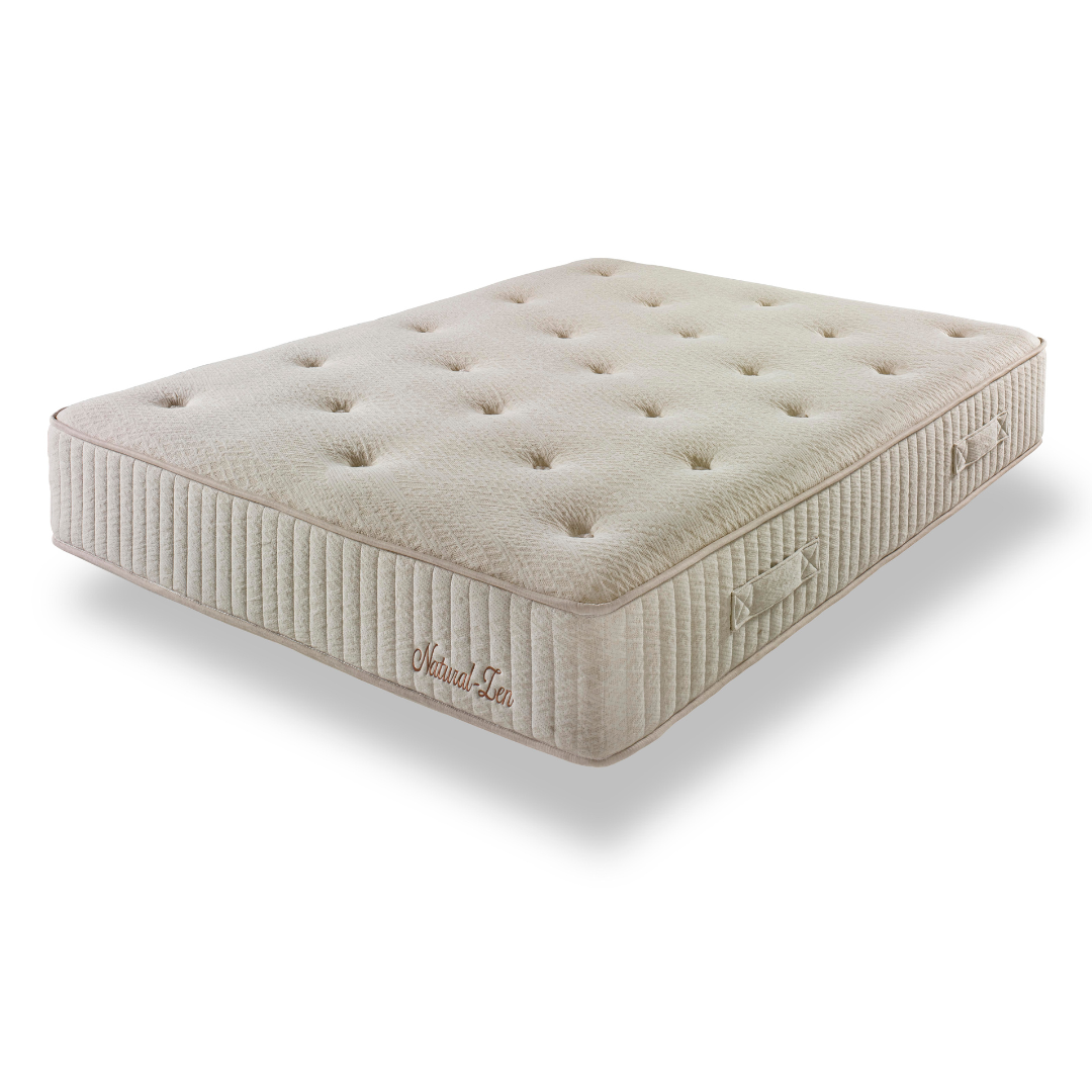 Pack Leatherette Canapé and Spring Mattress Paris | WHITE